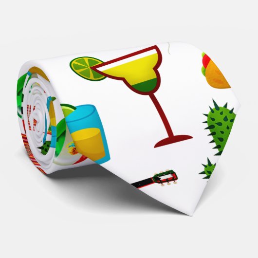 Cinco de Mayo Celebration Thunder_Cove Stropdas (Opgerold)