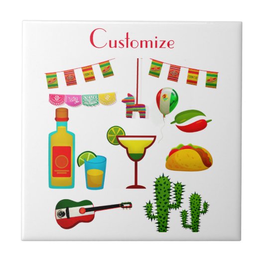 Cinco de Mayo Celebration Thunder_Cove Tegeltje (Voorkant)