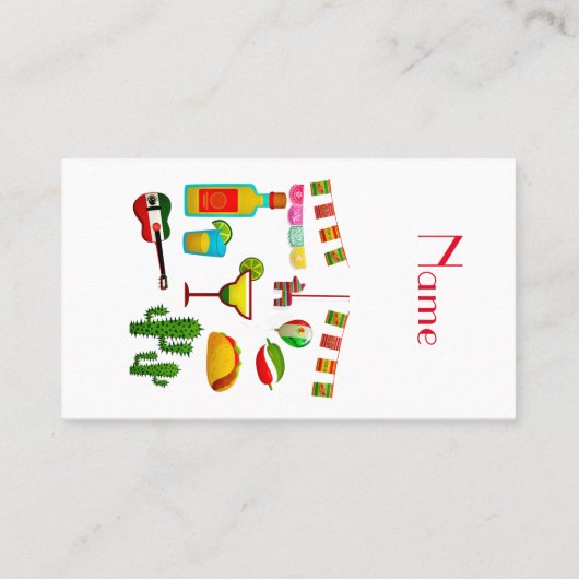 Cinco de Mayo Celebration Thunder_Cove Visitekaartje (Achterkant)