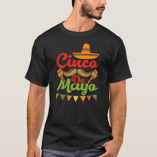 Cinco De Mayo Celeration T-shirt (Voorkant)