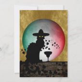 Cinco de Mayo Chat Noir/Gato Negro Kaart (Achterkant)