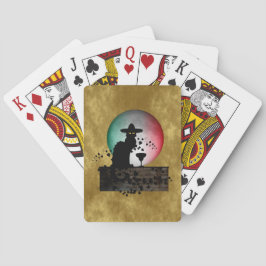 Cinco de Mayo Chat Noir/Gato Negro Pokerkaarten