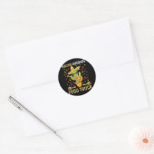 Cinco De Mayo Chef Nacho Gemiddeld Voedseltruck Ronde Sticker (Envelop)