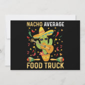 Cinco De Mayo Chef Nacho Gemiddeld Voedselwagentje Kaart (Voorkant)