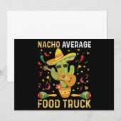 Cinco De Mayo Chef Nacho Gemiddeld Voedselwagentje Kaart (Voorkant / Achterkant)