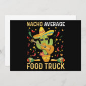 Cinco De Mayo Chef Nacho Gemiddelde Voedsel Vracht Kaart (Voorkant / Achterkant)