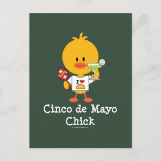 Cinco de Mayo Chick Briefkaart