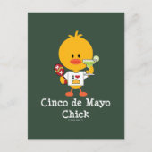 Cinco de Mayo Chick Briefkaart (Voorkant)