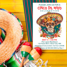 Cinco de Mayo Chihuahua Dragen Sombrero & Serape