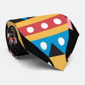 Cinco De Mayo Chili Pepper Maracas Avocado Lemon Stropdas (Opgerold)