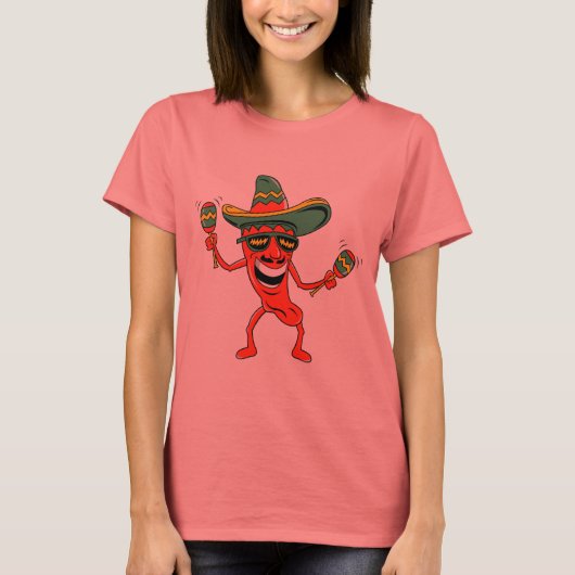 Cinco de Mayo Chili Pepper T-shirts en cadeautjes (Voorkant)