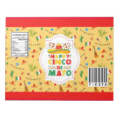 Cinco De Mayo Chip Bag Wrappers Party Favorieten Notitieblok (Voorkant)
