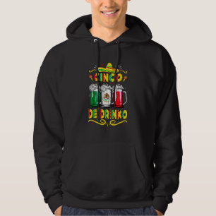 Cinco De Mayo Cinco De Drinko Mexicaanse vlag Hoodie