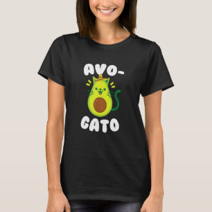 Cinco De Mayo Cinco De Meow Avogato Cat Avocado K T-shirt