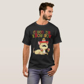 Cinco De Mayo Cinco De Meow Wow T-shirts Kat Kin (Voorkant volledig)