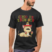 Cinco De Mayo  Cinco De Meow Wow Tees Cat  Kids (Voorkant)