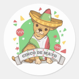 Cinco De Mayo Classic Round Sticker