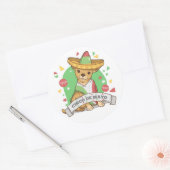 Cinco De Mayo Classic Round Sticker (Envelop)