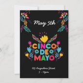 Cinco de Mayo Colorful Invitation Kaart (Voorkant)