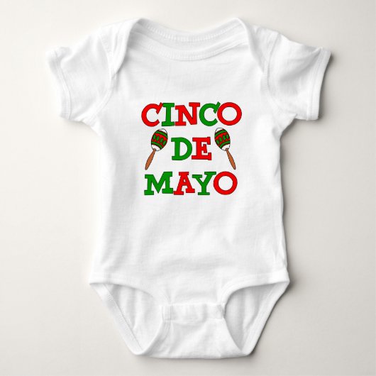 Cinco De Mayo Colorful Maracas Romper (Voorkant)