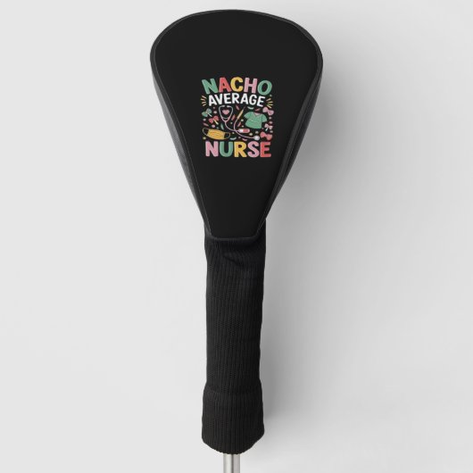 Cinco de Mayo Coquette Bow Nacho Gemiddelde Nurse  Golfheadcover (Voorkant)