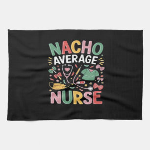 Cinco de Mayo Coquette Bow Nacho Gemiddelde Nurse  Theedoek