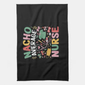 Cinco de Mayo Coquette Bow Nacho Gemiddelde Nurse  Theedoek (Verticaal)