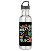 Cinco de Mayo Coquette Bow Nacho Gemiddelde Nurse  Waterfles (Voorkant)
