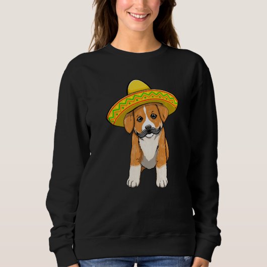 Cinco De Mayo Corgi Women Dog Love Mexican Dog Trui (Voorkant)