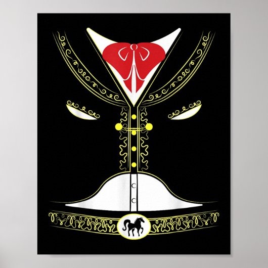 Cinco De Mayo Costume Mexican Mariachi Charro Part Poster (Voorkant)