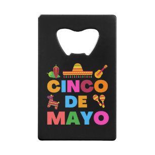 Cinco De Mayo Creditkaart Flessenopener