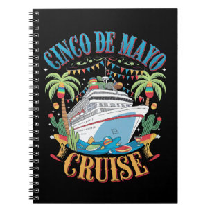 Cinco de Mayo Cruise Mexico Mexicaanse schip Fiest Notitieboek