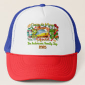 Cinco de Mayo Cruise Shirt Aangepaste naam en jaar Trucker Pet (Voorkant)