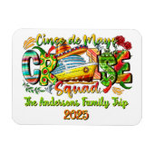 Cinco De Mayo Cruise Shirt Aangepaste Naam & Jaar Magneet (Horizontaal)