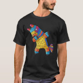 Cinco De Mayo Dabbing Donkey Pinata Funny Mexican T-shirt (Voorkant)