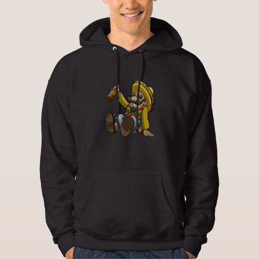 Cinco De Mayo Dabbing Drunk Tio Women Mexican Cele Hoodie (Voorkant)