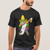Cinco de Mayo Dabbing Gnome Beer Women Mexican Cel T-shirt (Voorkant)