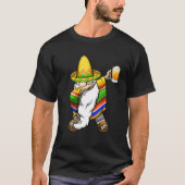 Cinco de Mayo Dabbing Gnome Beer Women Mexican Cel T-shirt (Voorkant)