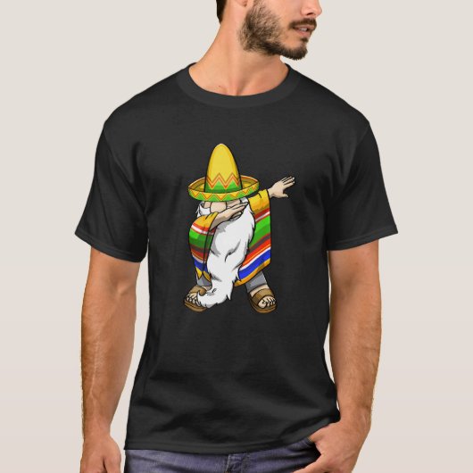 Cinco De Mayo Dabbing Gnome  Women Mexican Celebra T-shirt (Voorkant)