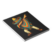 Cinco de Mayo Dabbing Mexicaanse Poncho Notitieblok (Schuin)