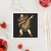 Cinco de Mayo Dabbing Mexicaanse Poncho Servet (Insitu)
