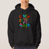 Cinco De Mayo Dabbing Mexican Poncho Party Fiesta  Hoodie (Voorkant)