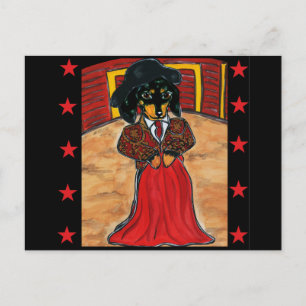 Cinco de mayo-dachshonden briefkaart