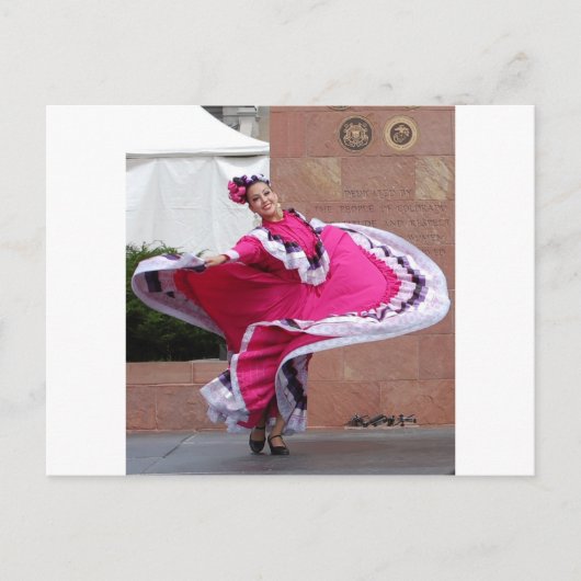 Cinco De Mayo Dancer Briefkaart (Voorkant)