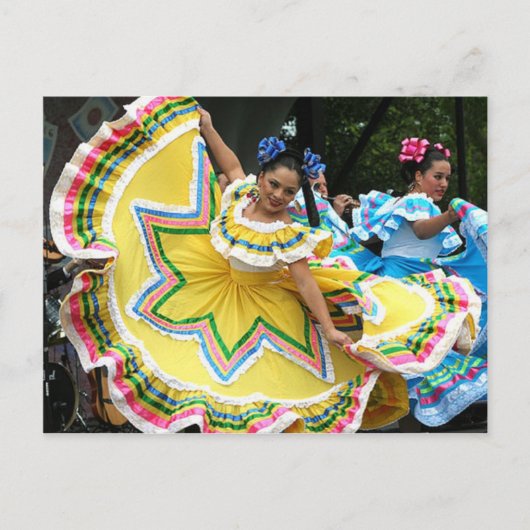 Cinco de Mayo Dancers Briefkaart (Voorkant)