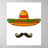 Cinco de Mayo Day Mexican Gifts Nacho Gemiddelde C Poster (Voorkant)