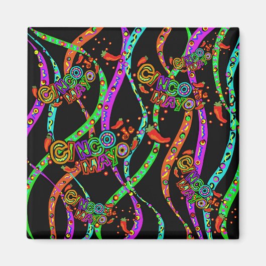 Cinco de Mayo Design Magneet (Voorkant)