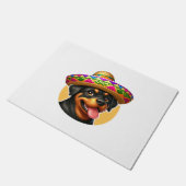 Cinco de Mayo Dog Rottweiler Mexico Deurmat (Schuin)