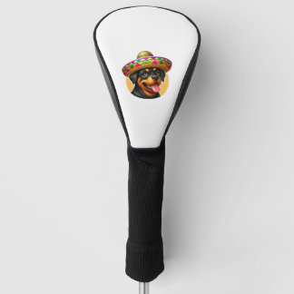Cinco de Mayo Dog Rottweiler Mexico Golfheadcover