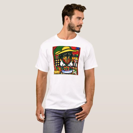 Cinco de mayo doxies t-shirt (Voorkant volledig)